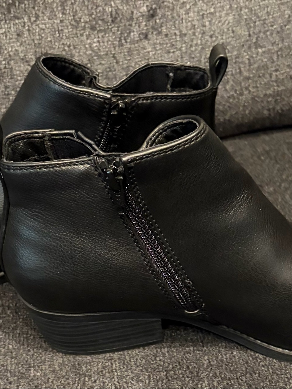 Kim Rogers Black Side-Zip Ankle Booties